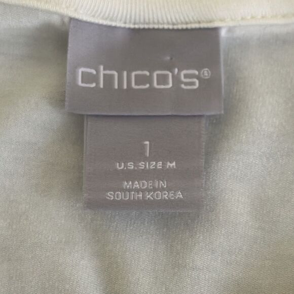 Chico's Top Size 1 (8) Medium Calcutta Marble Print NWOT - Picture 8 of 11